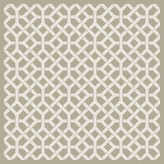 Retro geometric seamless pattern