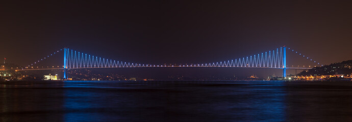 Bosphorus Bridge - Istanbul - obrazy, fototapety, plakaty