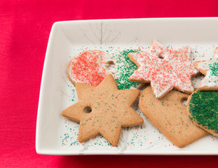 Homemade gingerbread cookies.
