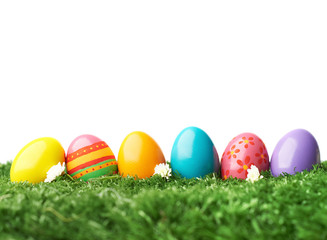 Fototapeta na wymiar Colorful eggs
