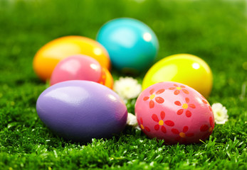 Fototapeta na wymiar Decorative eggs