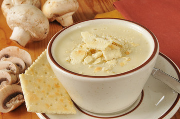 Cream of mushroom soup