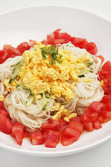 トマトの素麺