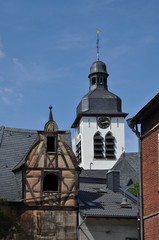 Fototapeta na wymiar Kirche in Gemünden, Hunsrück