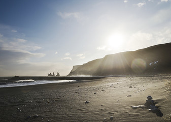Iceland Black Beach