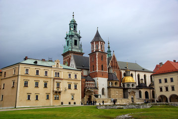 Wawel Cathedral on the Wawel Hill in Krakow (Cracow)