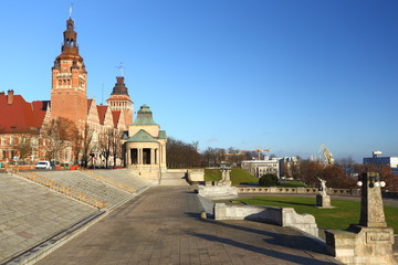 Obraz premium Szczecin - Wały Chrobrego