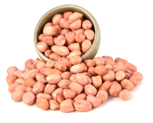 peanuts isolated on white background