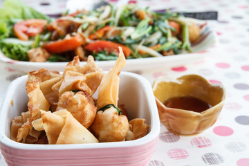 Fried golden bags