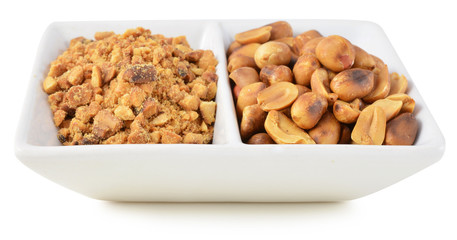 Fototapeta premium Crushing Peanuts for thai noodle