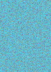 Hintergrund blau mit bunten Flecken