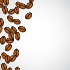 Background with coffee beans