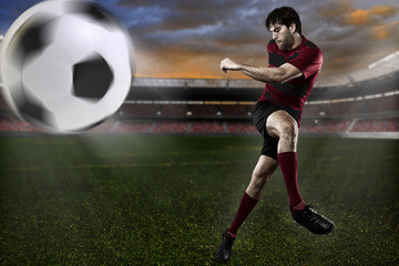 Naklejka premium Soccer player
