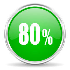 80 percent icon