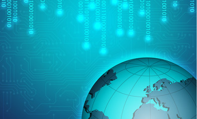 Binary background with planet