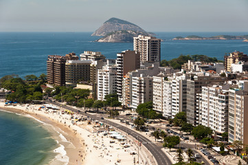 Aerial View of Luxury Residential and Hotel Buildings in Rio