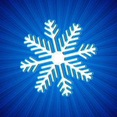 Background with snowflake