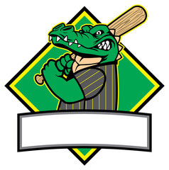 crocodille baseball player