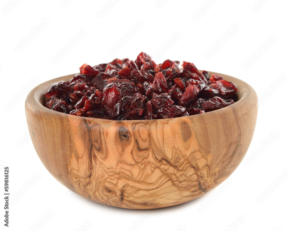 Wall mural dried cranberries