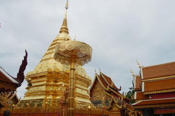 Wat Phrathat Doi Suthep located in Chiang Mai Thailand