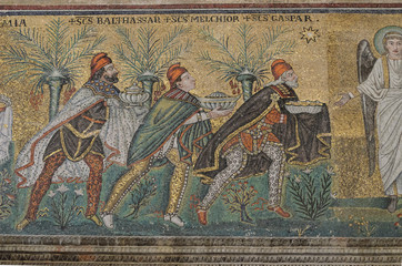 Magi mosaic, Sant'apolinare nuovo, Ravenna