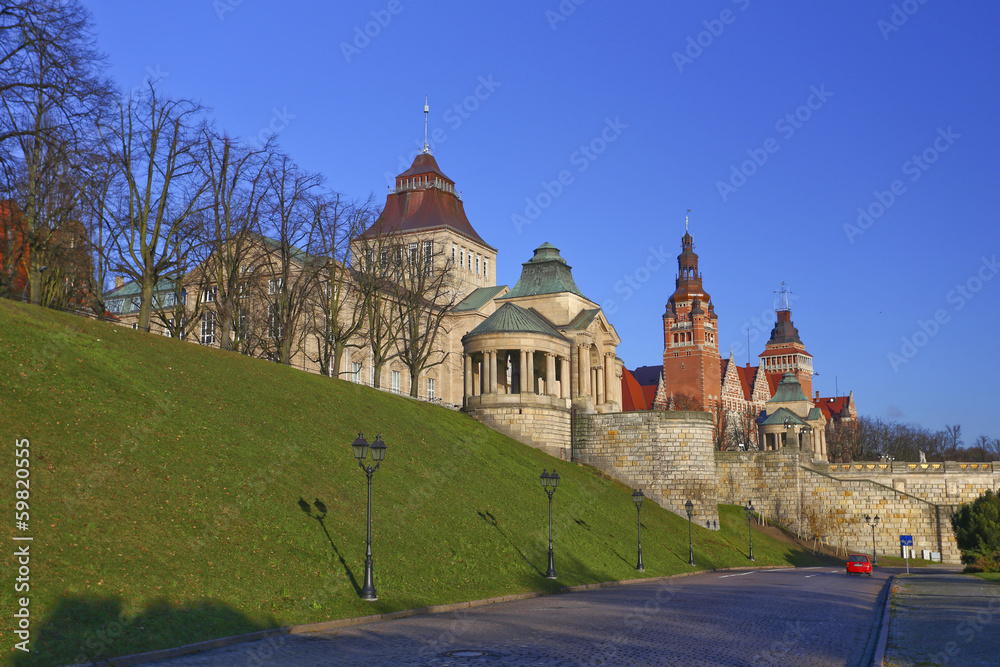 Canvas Prints Szczecin - Wały Chrobrego