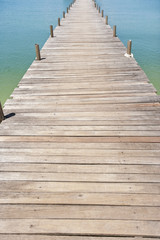 Fototapeta premium Na Pra Lan Pier on Koh Samui island, Thailand
