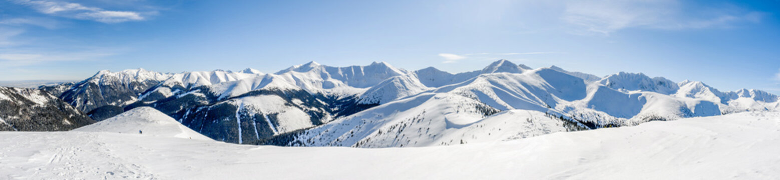 Obraz Tatry panorama z Grzesia