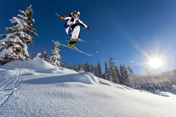 Foto op Plexiglas salto in neve fresca © Silvano Rebai