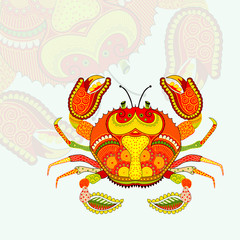 vector illustration of Scorpius Zodiac Sign
