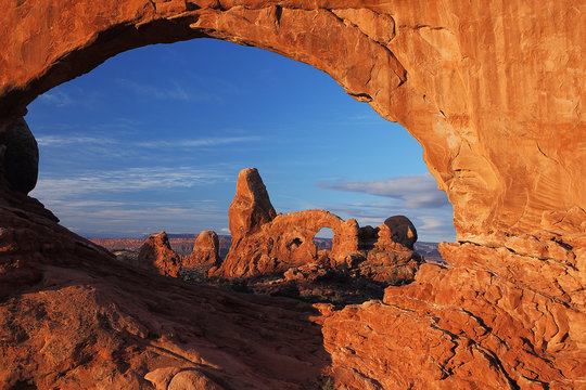 Turrent Arch in Arches National Park