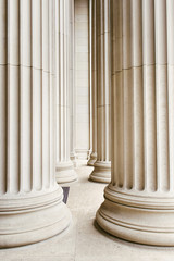Marble architectural columns 