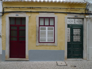 doors in faro, algarve, portugal