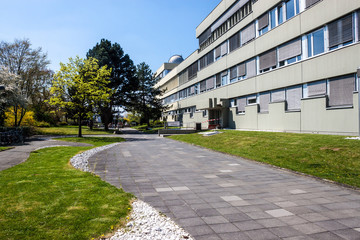 Fototapeta premium Building of astronomical institute of university in Bonn