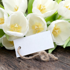Tulips label
