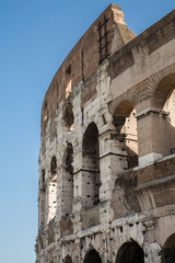 Curved Exterior of Coliseum