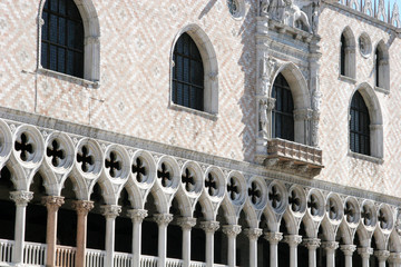 Venetian Architecture in Piazza San Marco, Venice, Italy