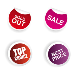 big sale labels