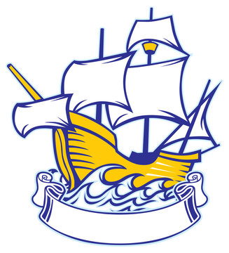 recommend clip art: sailing caravel