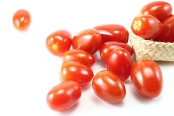 tomato on white background