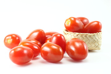 tomato on white background