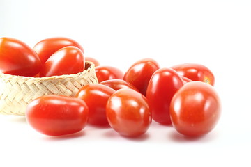 tomato on white background