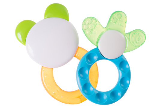 Bei&szlig;ring f&uuml;r Babys isoliert