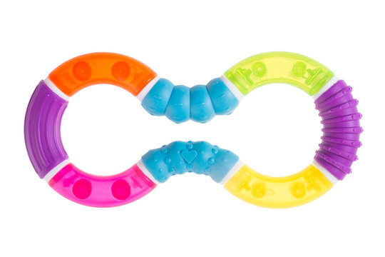 Bei&szlig;ring f&uuml;r Babys isoliert