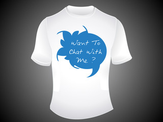 abstract chat tshirt template