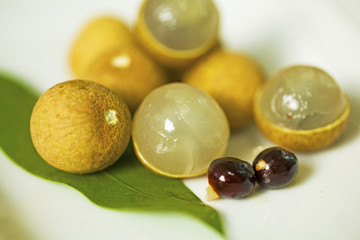 Close up longan