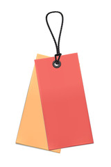 Blank price tag. Vector illustration