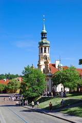 Fototapeta na wymiar Old church in Prague, Czech Republic