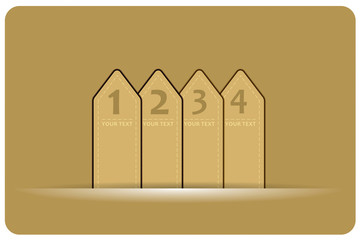 Vintage label template