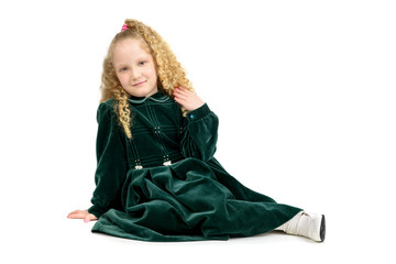 Naklejka premium Beautiful young girl